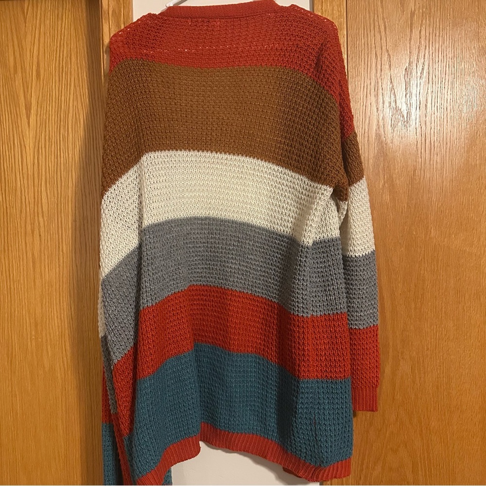 Multicolor Striped Cardigan - Picture 4 of 4